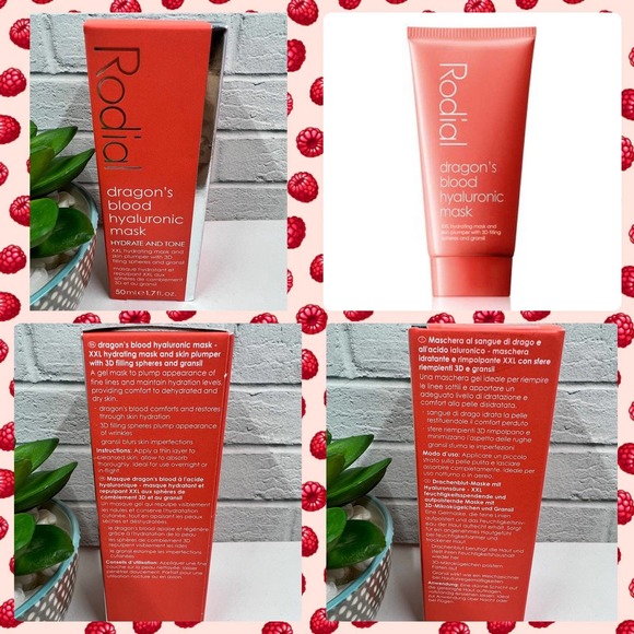 Rodial Dragons Blood Hyaluronic Acid Leave On Mask Plumping Mask Moistur… - Picture 1 of 7